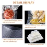 100 Pack Textured Vacuum Sealer Bags 10x15cm