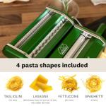 Marcato Atlas Pasta Machine for Homemade Pasta, Green