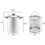AVLA 4 Quart Stainless Steel Asparagus Steamer