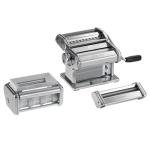 Manual Pasta Maker Set with Ravioli and Spaghetti Tools