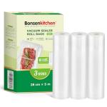 Bonsenkitchen Set of 3 Vacuum Bags for Food