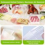 Bonsenkitchen Set of 3 Vacuum Bags for Food