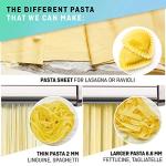 Manual Pasta Maker with Dryer and Adjustable Cutter