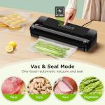 Bonsenkitchen Compact High-Speed Vacuum Sealer Machine