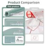 Wooden Rolling Pin and Baking Mat Set - 4 Pieces