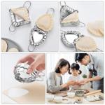 Heart-Shaped Dumpling Maker Tool for Home Cooking