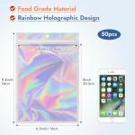 Large Holographic Ziplock Bags for Food and Gifts