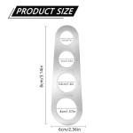 4-Hole Stainless Steel Spaghetti Measuring Tool