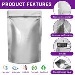 Mylar Food Storage Bags with Oxygen Absorbers (50 Pcs)