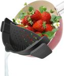 Silicone Snap Strainer for Easy Cooking
