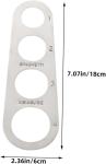 Stainless Steel Spaghetti Measurer with 4 Holes