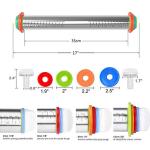 Adjustable Stainless Steel Rolling Pin with Mat