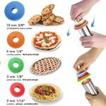 Adjustable Stainless Steel Rolling Pin with Mat