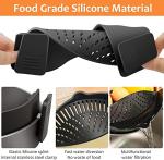 Silicone Snap Strainer for Easy Cooking