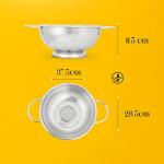Stainless Steel Colander with Large Handles and Base