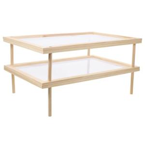 Double-Layer Pasta Drying Rack with Storage Shelf