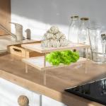 Double-Layer Pasta Drying Rack with Storage Shelf