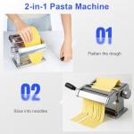 Dual Width Pasta Roller and Cutter Machine