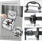 Acrylic Vinyl and Makeup Storage Organizer Box