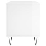 High Gloss White Vinyl Record Storage Cabinet