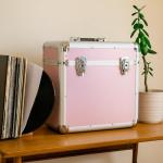 Vinyl LP Storage Case - Holds 50 Records (Pink)