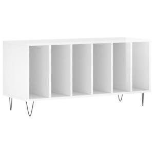 High Gloss White Vinyl Record Storage Cabinet
