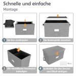 Vinyl Record Storage Box for 7”/45 RPM Albums