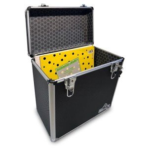Gorilla LP50 Vinyl Record Storage Box - Black