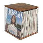 Stackable Vinyl Record Storage Shelf - Wood Organizer