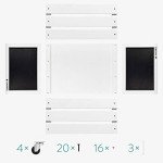 Wooden Vinyl Record Crate with Wheels - Holds 80 LPs