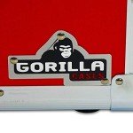 Gorilla 12" Vinyl Record Storage Flight Case - Red
