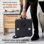 Vinyl Record Storage Box for 40 LPs