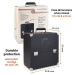 Vinyl Record Storage Box for 40 LPs