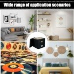 Vinyl Record Storage Box for 50+ Albums