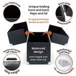 Vinyl Record Storage Box for 50 LPs