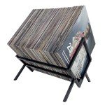 Regal Display Vinyl Record Storage Organizer - 70 Albums