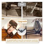 Regal Display Vinyl Record Storage Organizer - 70 Albums