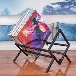 Regal Display Vinyl Record Storage Organizer - 70 Albums