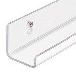 Acrylic Vinyl Record Wall Shelf - 6 Pack
