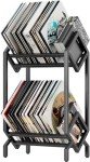 Vinyl Record Storage Holder - 200 Album Capacity