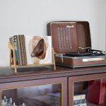 Bamboo Vinyl Record Holder - Holds 80 LPs