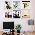 6 Pack Clear Acrylic Vinyl Record Holders