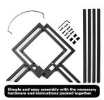 Regal Display Vinyl Record Storage Organizer - 70 Albums