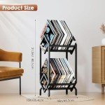 Vinyl Record Storage Holder - 200 Album Capacity