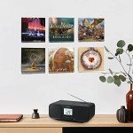 Acrylic Vinyl Record Wall Shelf - 6 Pack