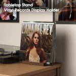 Solid Wood Vinyl Record Storage Display Holder
