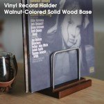 Solid Wood Vinyl Record Storage Display Holder
