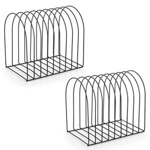 Metal Wire Vinyl Record Display Stand - 9 Slots