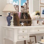 Vinyl Album Storage Box with Handle - Rustic Brown