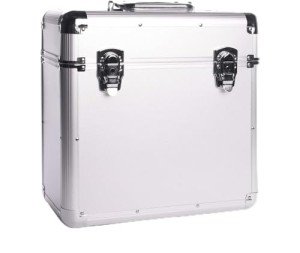 Heavy-Duty Vinyl LP Storage Box Holds 50 Records